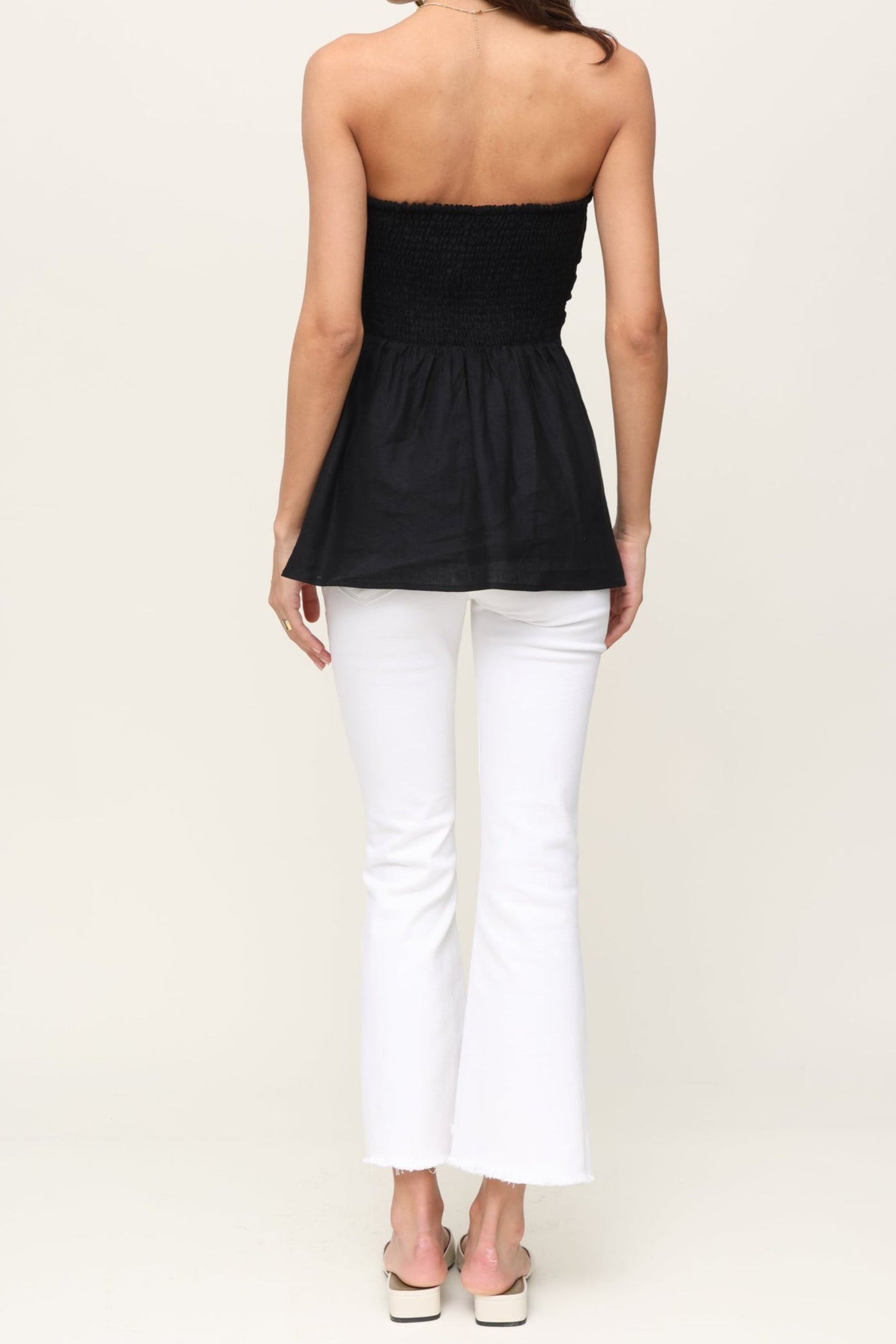 Robertson + Rodeo | The Avery Strapless Top | Black