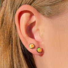 Ethiopian Opal Stud Earrings