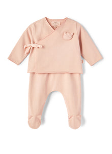 Fleece Two-Piece Suit | Smoothie Pink