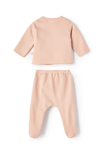 Fleece Two-Piece Suit | Smoothie Pink