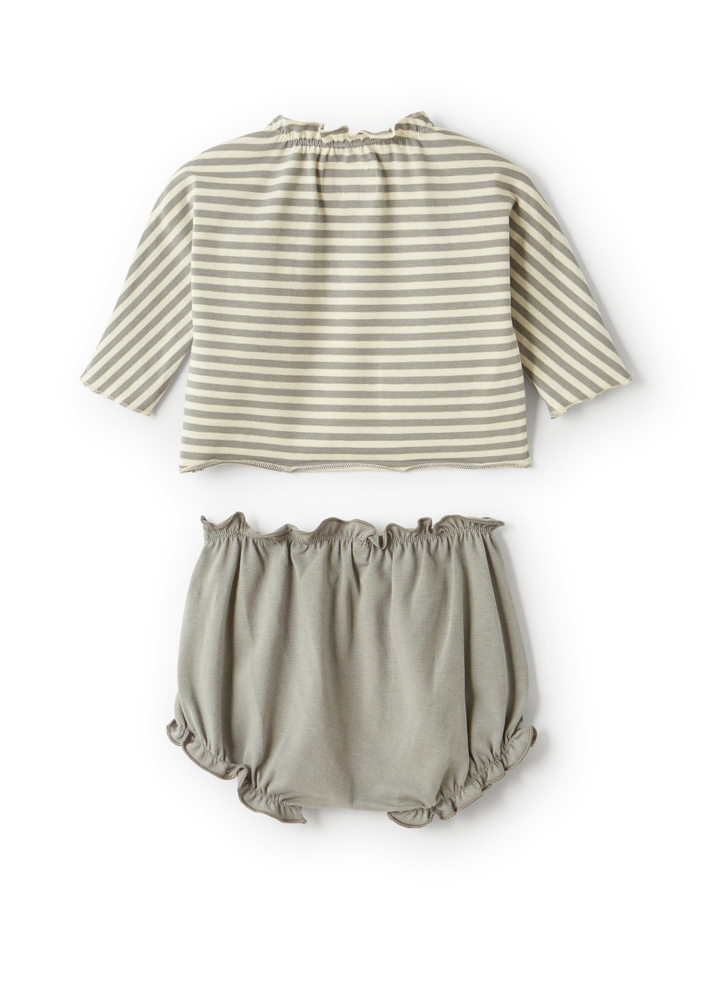 Striped Jersey Two-Piece Suit | Nuvola Riga
