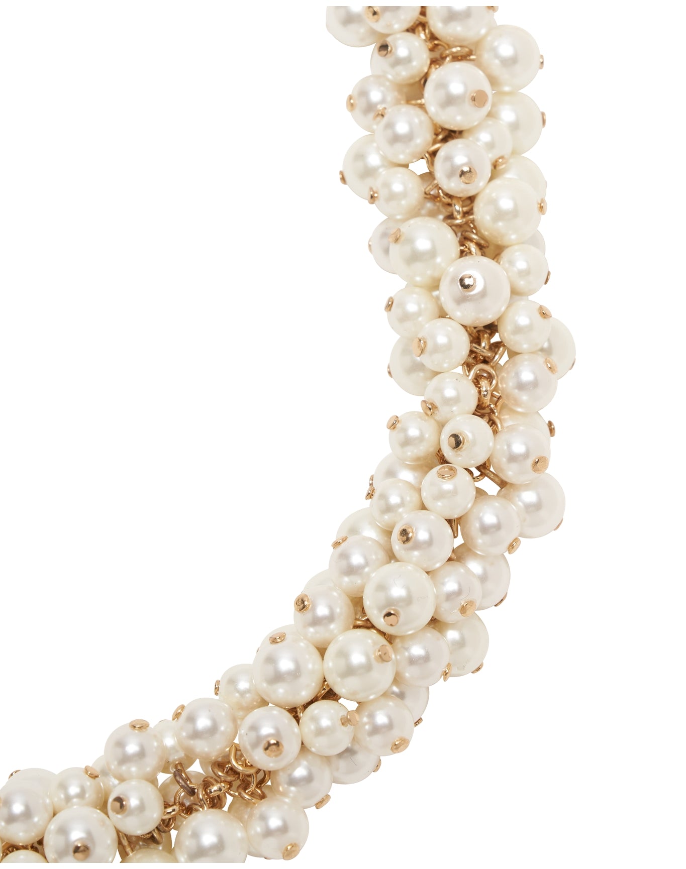 Cluster Donut Necklace | Pearl Multi