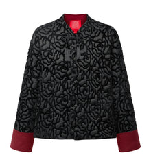 Textured Knit Cardigan | Black