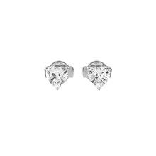 0.99 CT Heart Lab-Grown Diamond | Stud Earrings | 14K White Gold | G Color | VS-SI Clarity