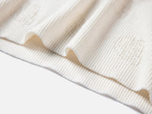 Semi-High Neck Knit Top | White