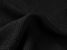 Semi-High Neck Knit Top | Black