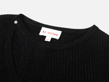 Velvet Knit Top | Black
