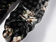 Printed Midi Dress | Black