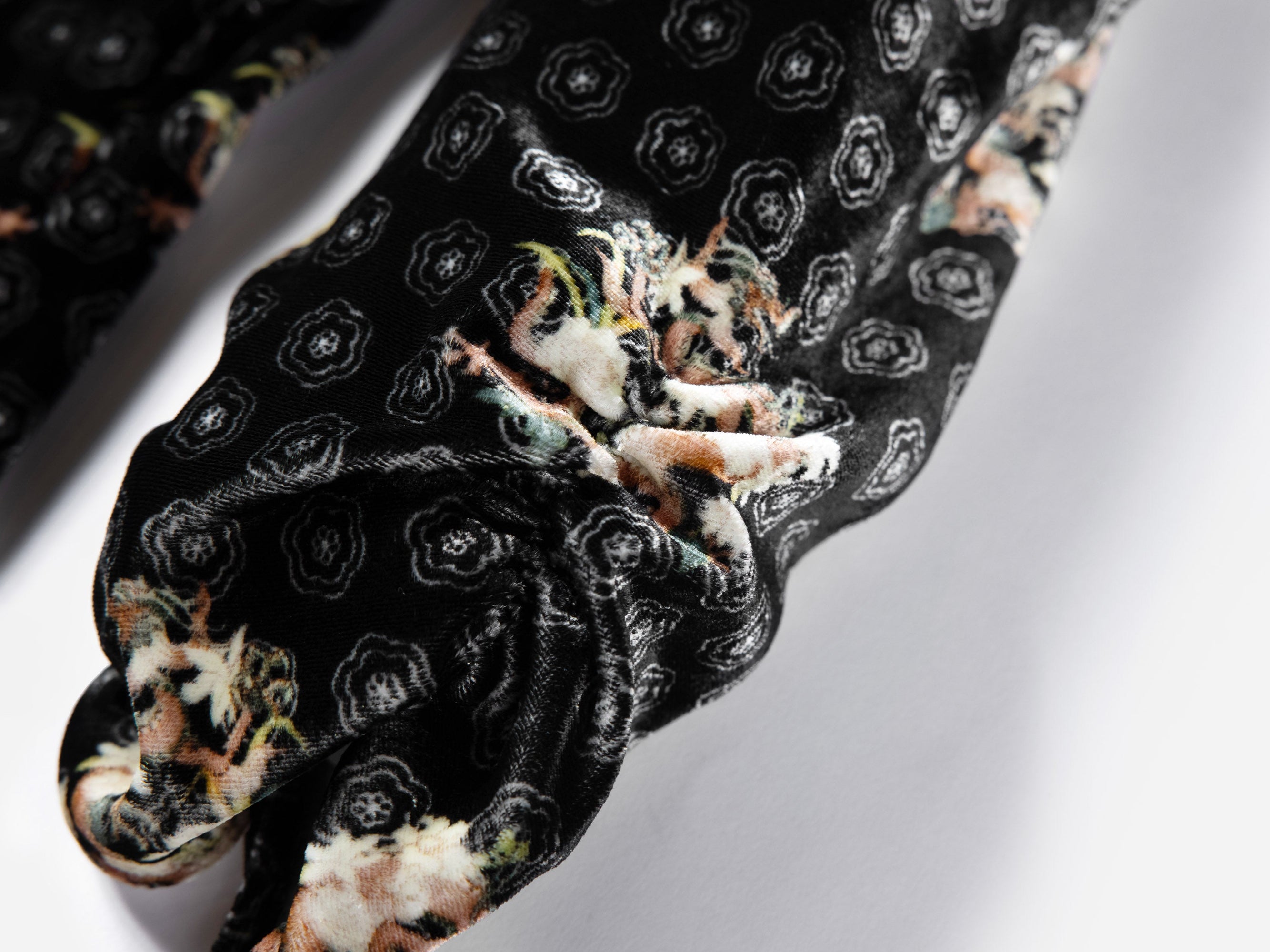Printed Midi Dress | Black