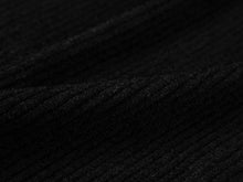 Straight-Leg Knitted Pant | Black
