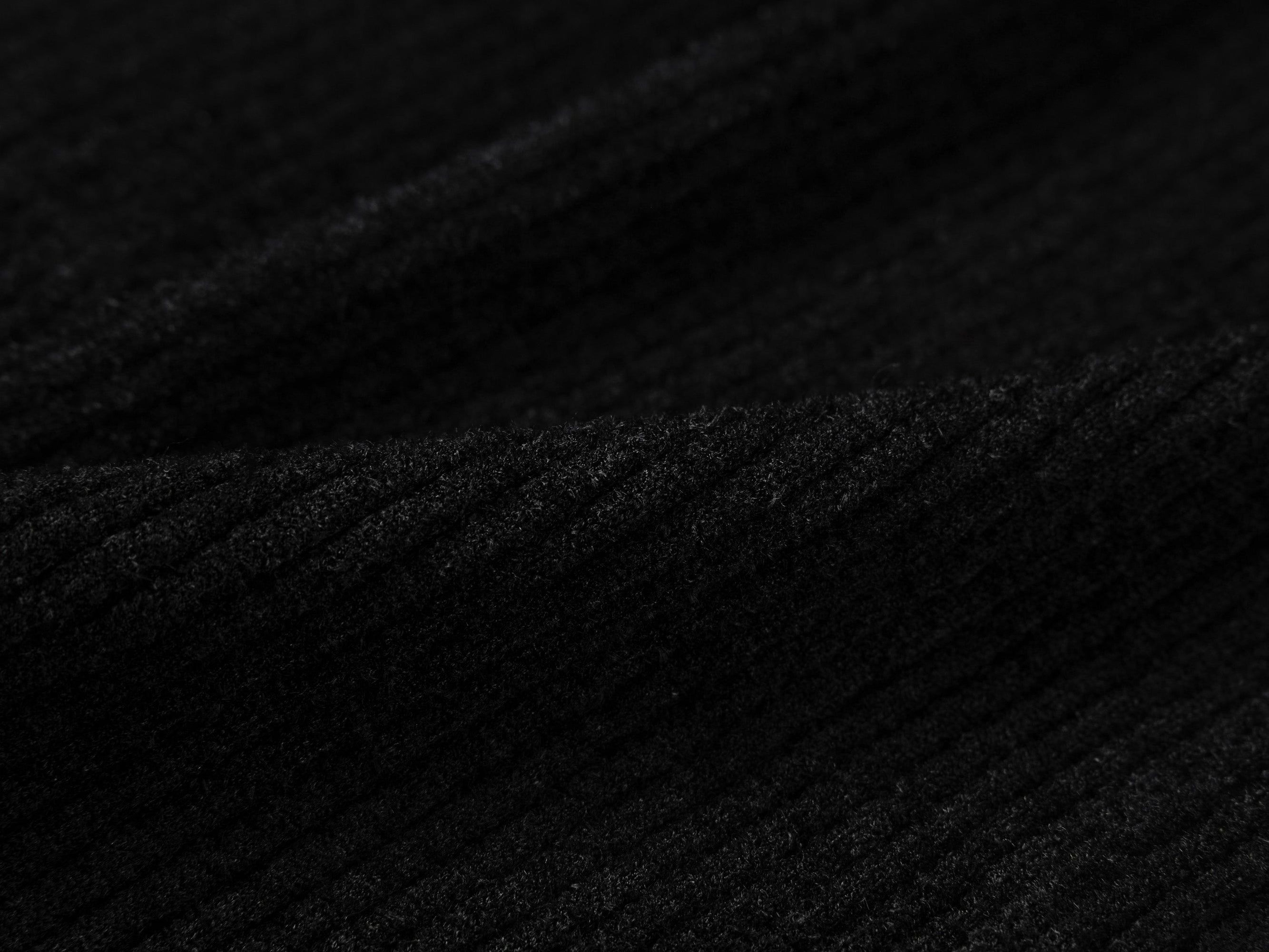 Straight-Leg Knitted Pant | Black