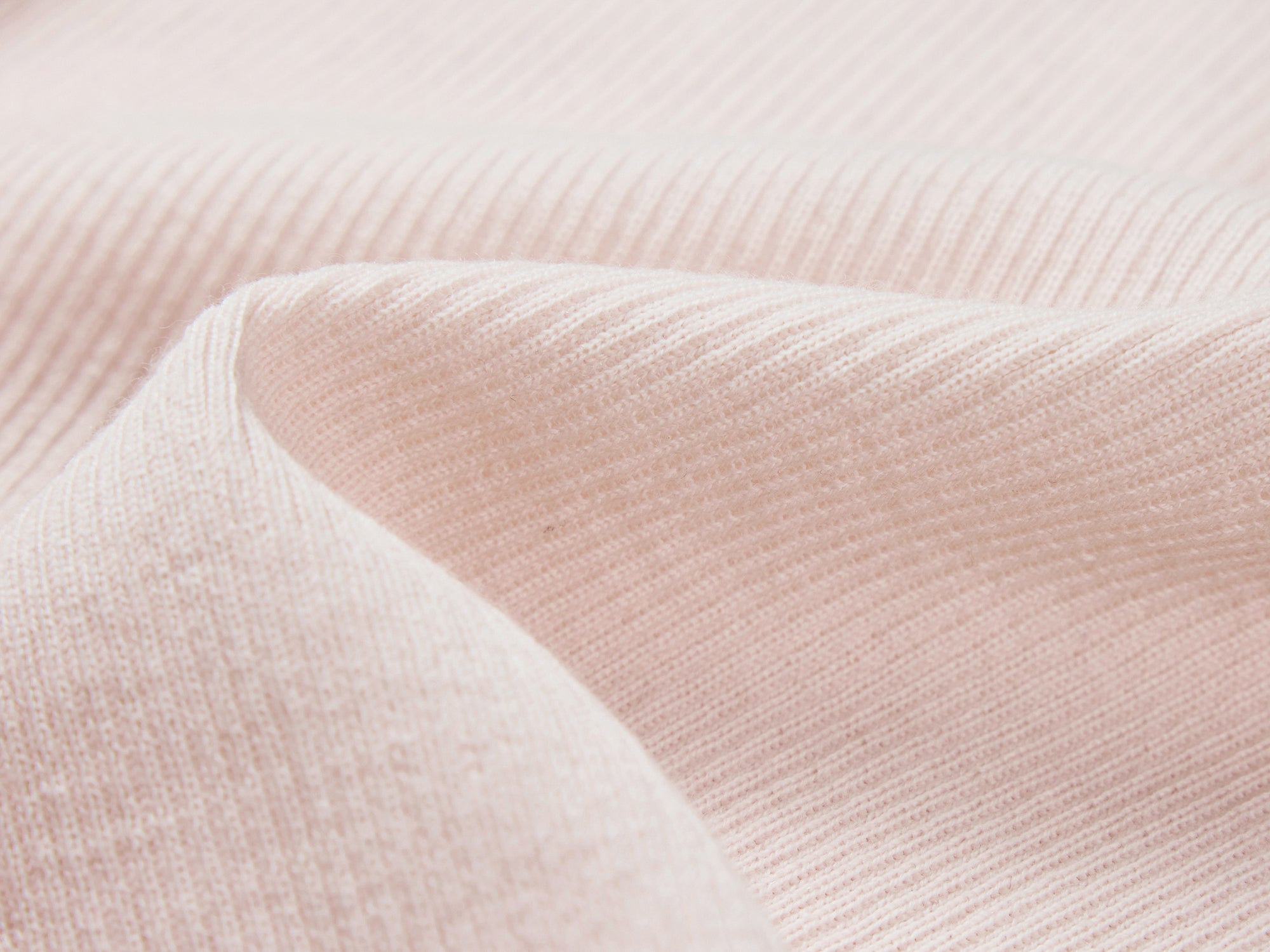Wool Fit Long-Sleeves Sweater Top | White