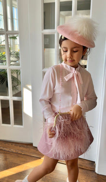 Baby Girls | Crepe Fringe Blouse | Pink