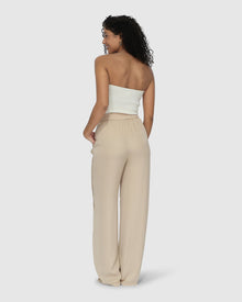 Women | Everywhere All At Once Wide Leg Pant | Latte