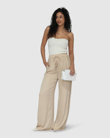 Women | Everywhere All At Once Wide Leg Pant | Latte