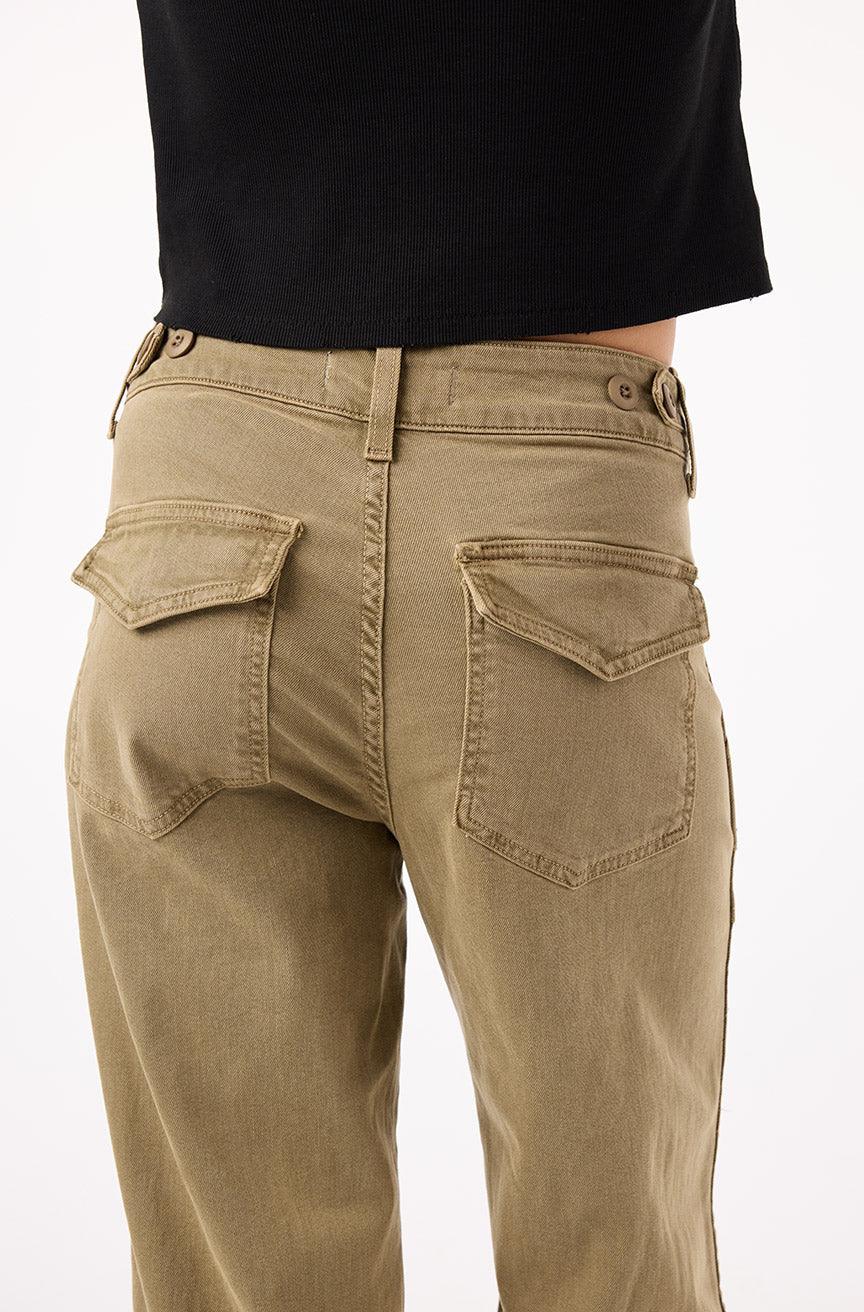 AMO Denim | Easy Army Slouch in Thyme