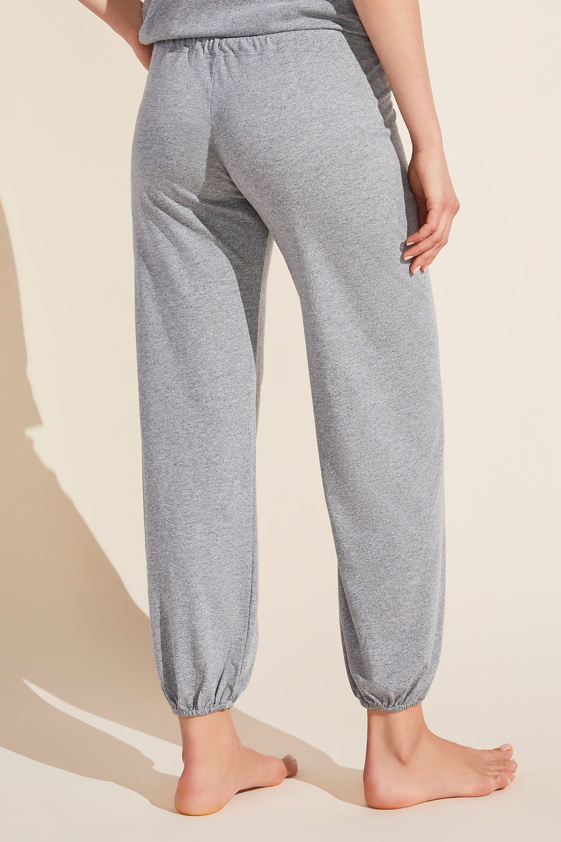 Heather Cotton Blend Pant | Heather Grey