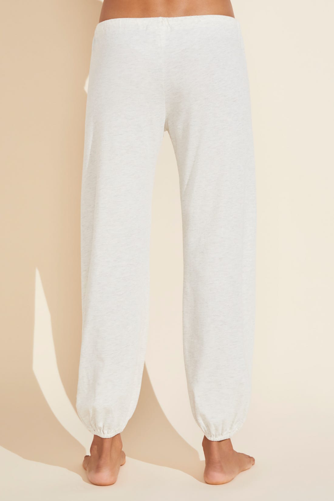 Heather Cotton Blend Pant | Oatmeal