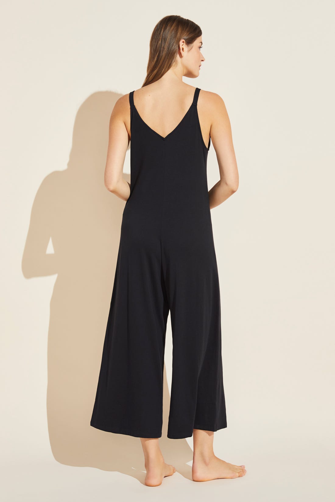 Charlie Pima Cotton Jumpsuit | Black