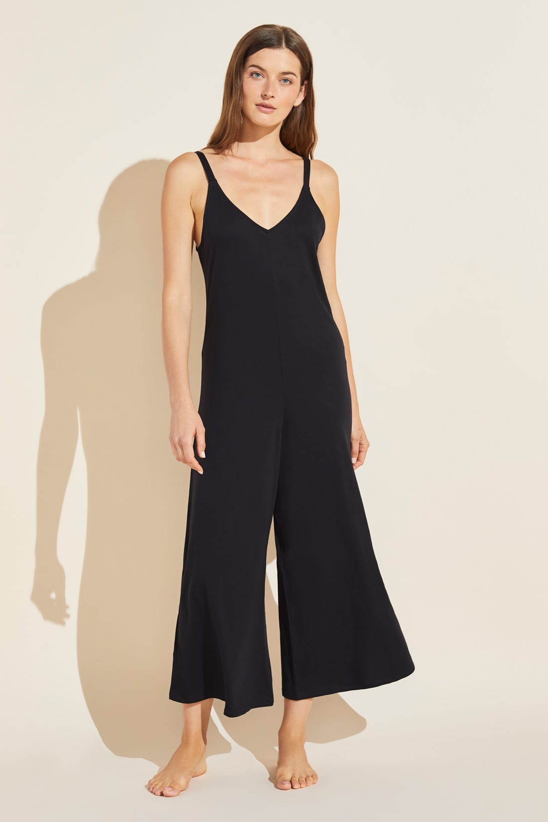 Charlie Pima Cotton Jumpsuit | Black