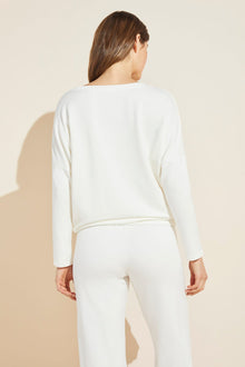 Softest Sweats Plush TENCEL™ Top | Winter White