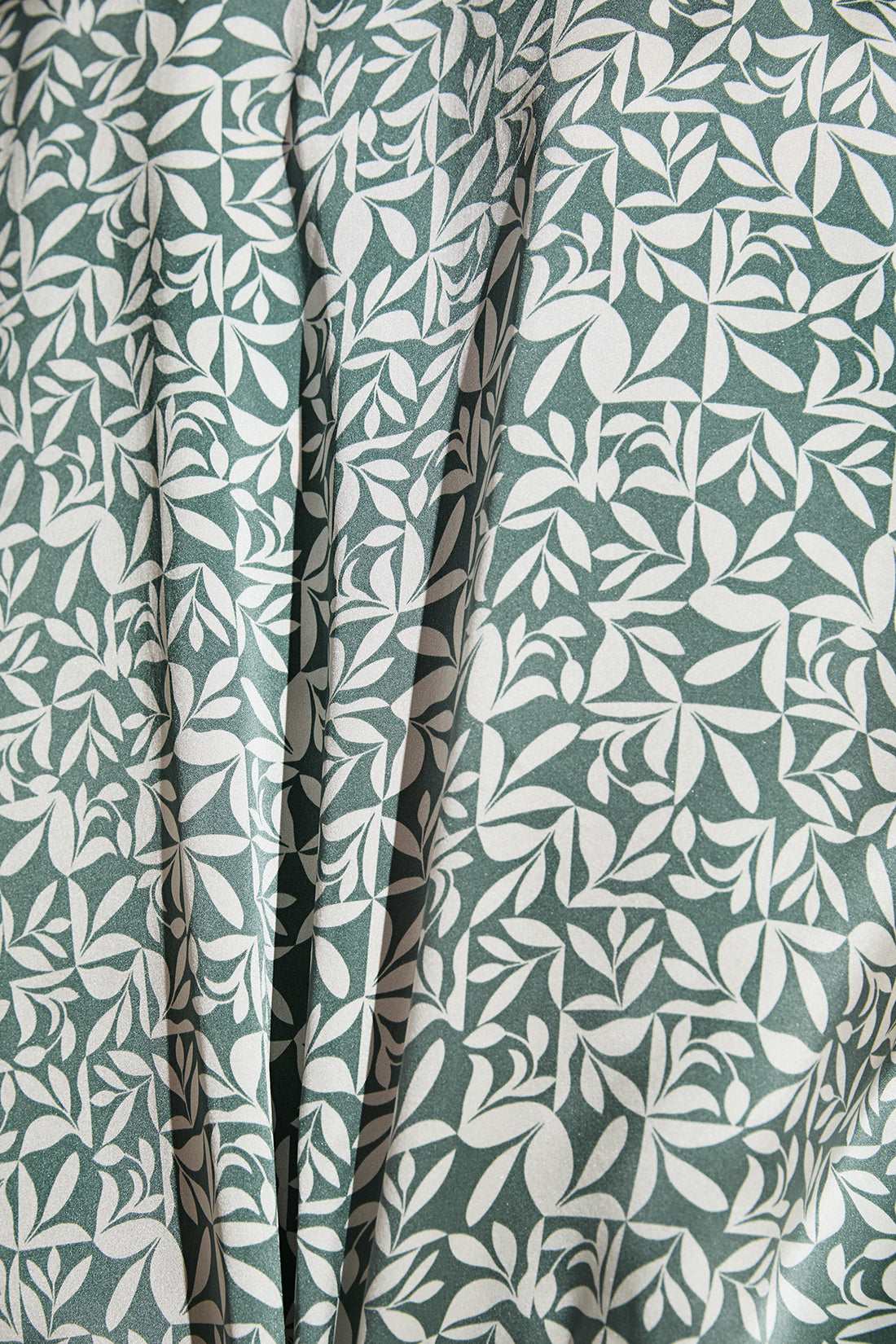 Inez Washable Silk Printed Short PJ Set | Tropical Tile Agave/Agave