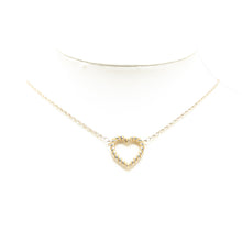 Tiffany & Co. Pre-Owned Sterling Silver and 18K Twisted Heart Pendant Necklace | Women | Silver x Gold