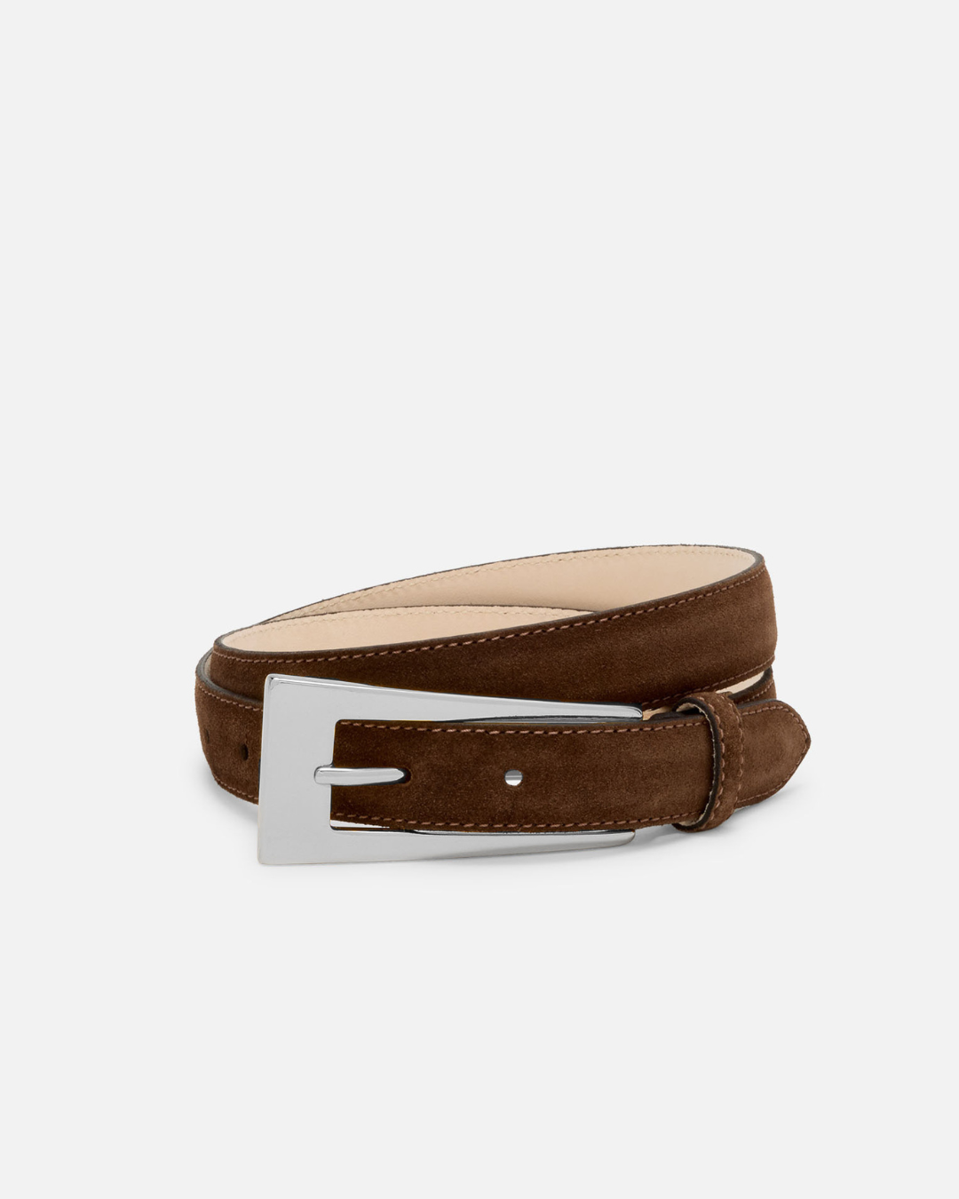 No. 10 Belt | Chocolate-Silver