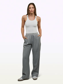 Womens | Soho Relaxed-Fit Pull-On Trouser | Heather Charcoal