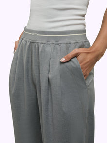 Womens | Soho Relaxed-Fit Pull-On Trouser | Heather Charcoal