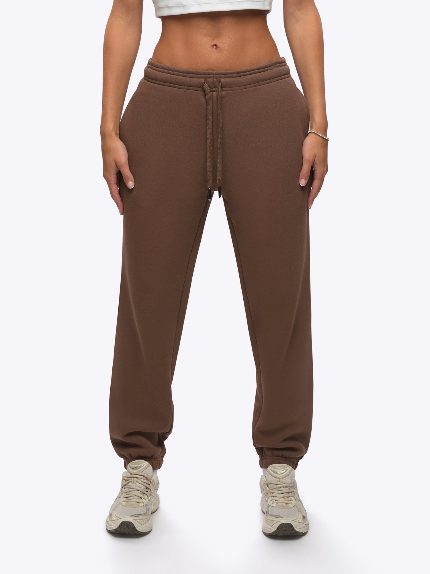 Womens | Divine Signature-Fit Fleece Sweatpant | Mocha