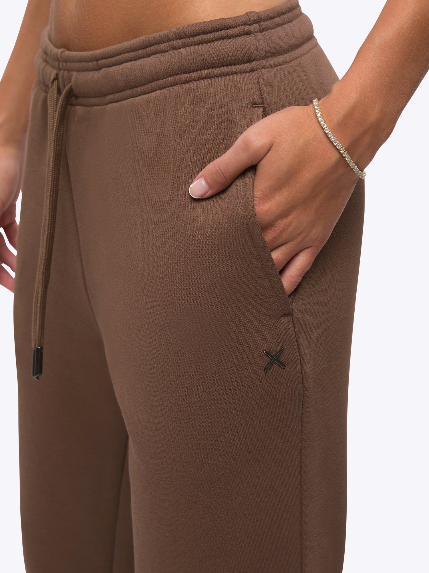 Womens | Divine Signature-Fit Fleece Sweatpant | Mocha