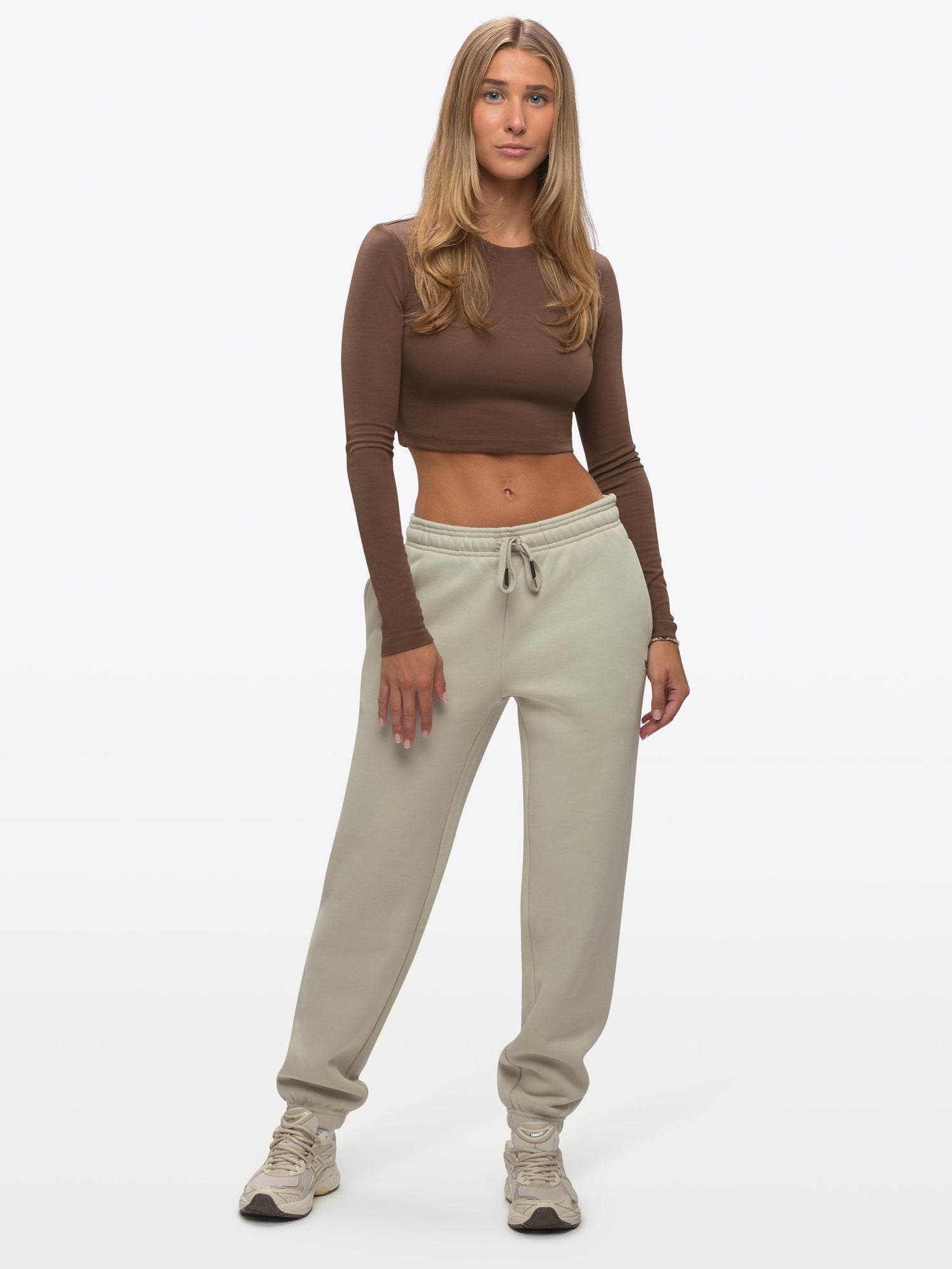 Womens | LS Tomboy Tee Cropped | Mocha