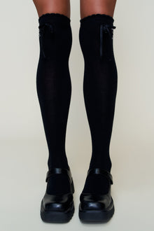 Womens | Over the Knee Socks | Black