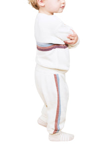 Kids | CozyChic Ultra Lite Multi Stripe Set | Cream Multi