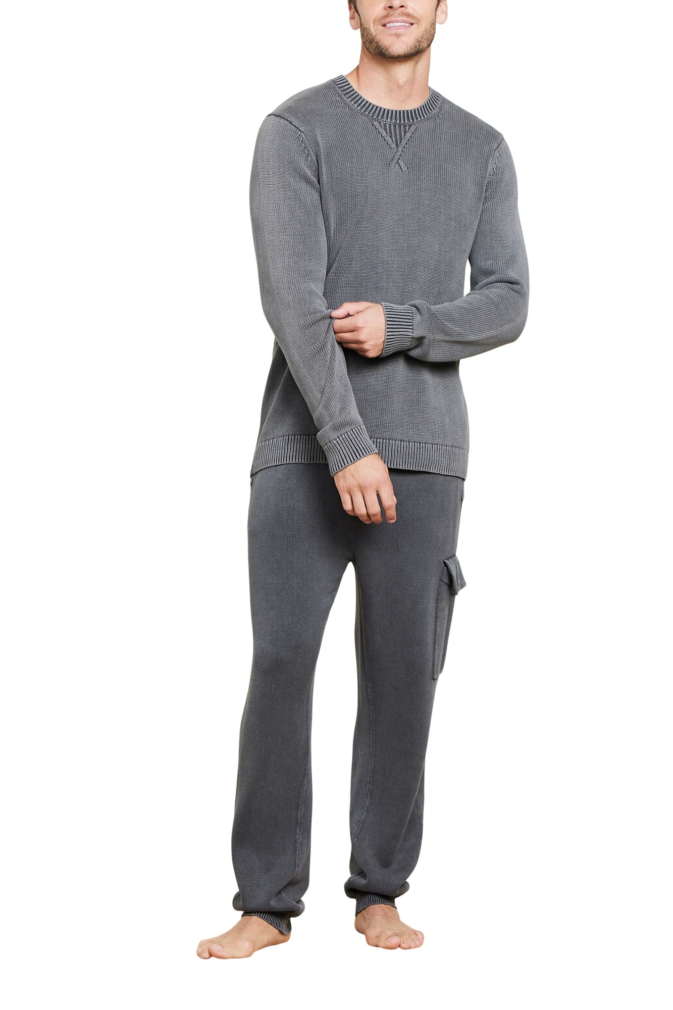 Mens | Sunbleached Pullover | Faded Black