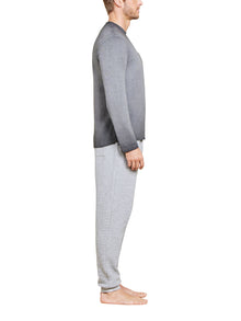 Mens | Malibu Collection Triblend Long Sleeve Pocket Tee | Mineral Carbon