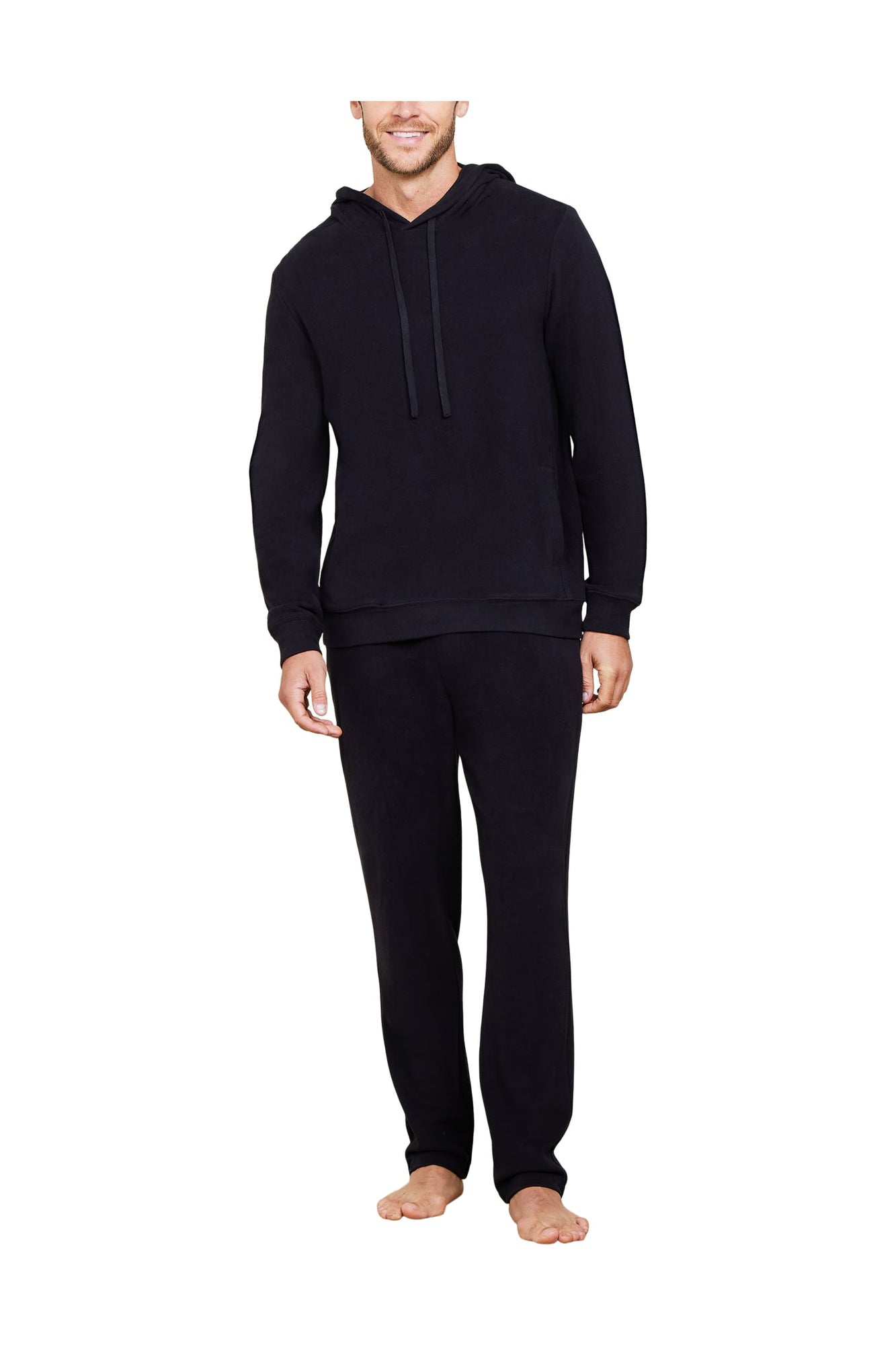 Mens | Malibu Collection Brushed Fleece Hoodie | Black