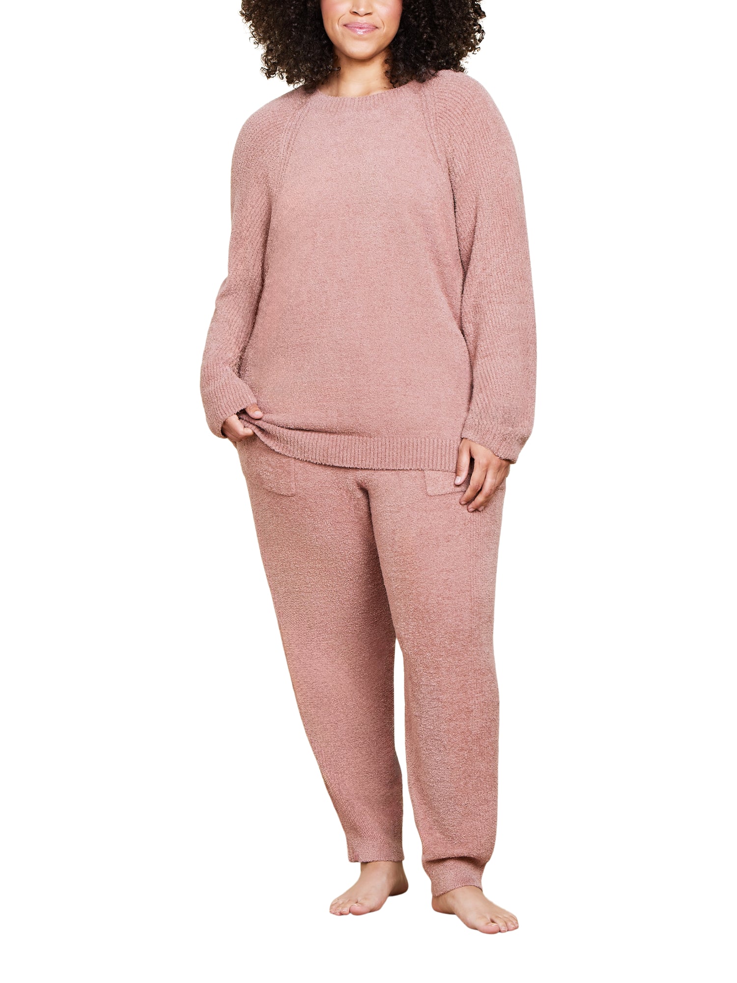 Womens | CozyChic Lite Rib Blocked Pant | Terra