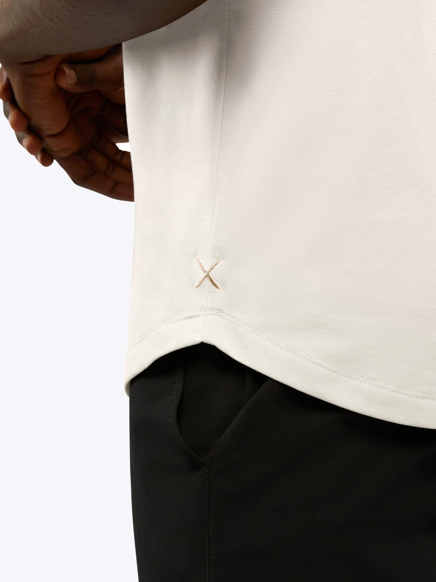 Mens | AO Henley Curve-Hem | Eggshell