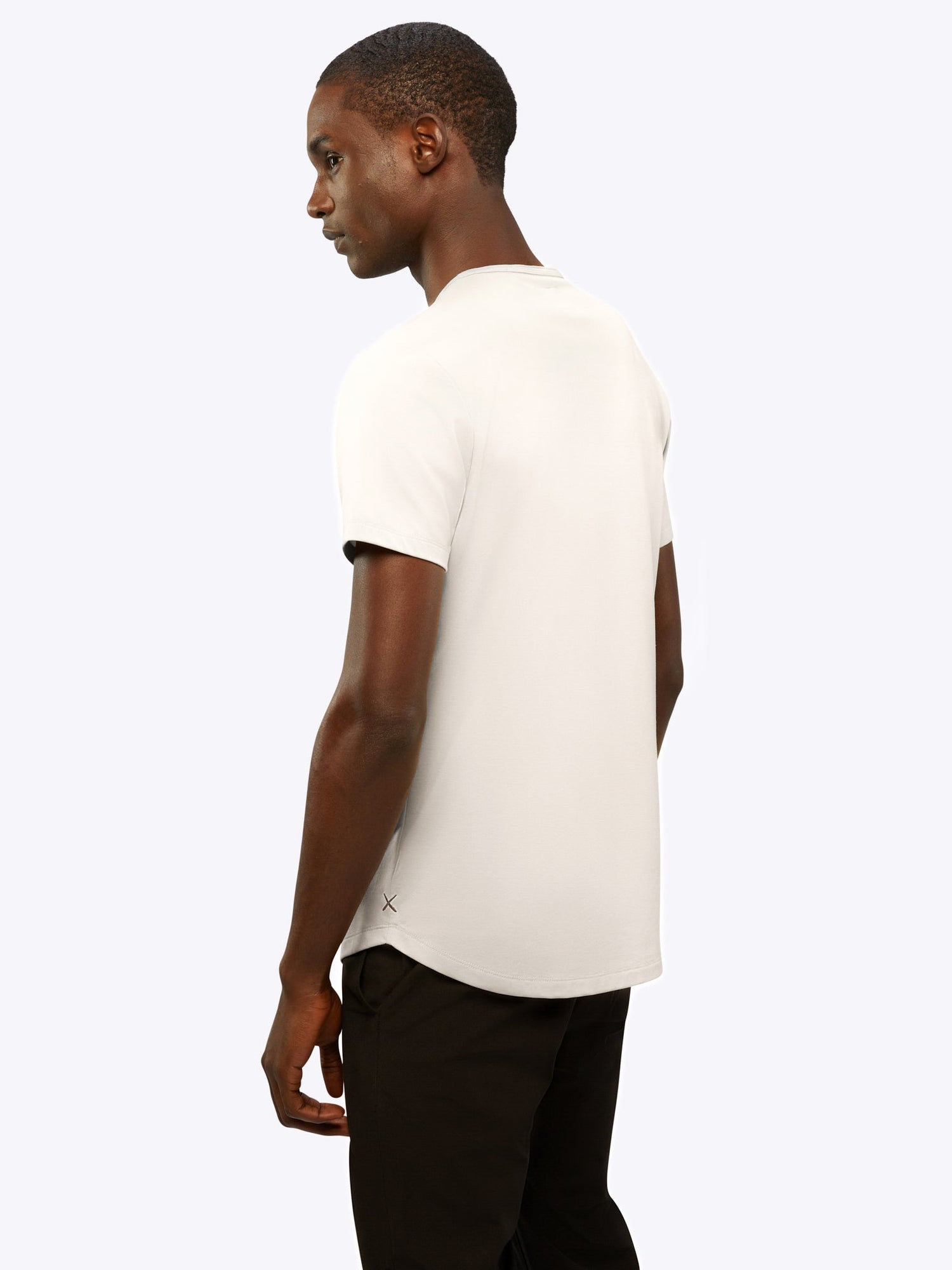 Mens | AO Henley Curve-Hem | Eggshell