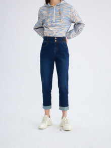 Straight Leg Pants | Blue