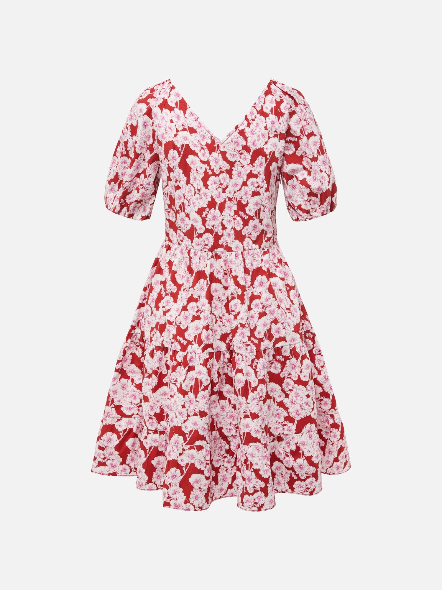 Printed Dress | Red