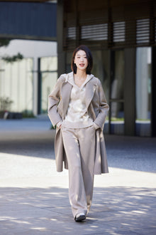 Cashmere Knit Sweatshirt | Beige