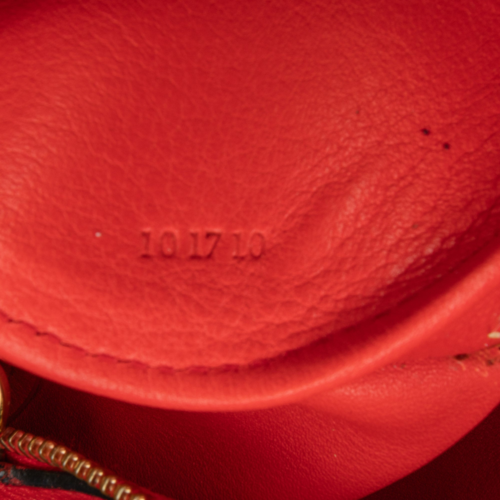 LOEWE | Pre-Owned Mini Leather Elephant Crossbody | Red
