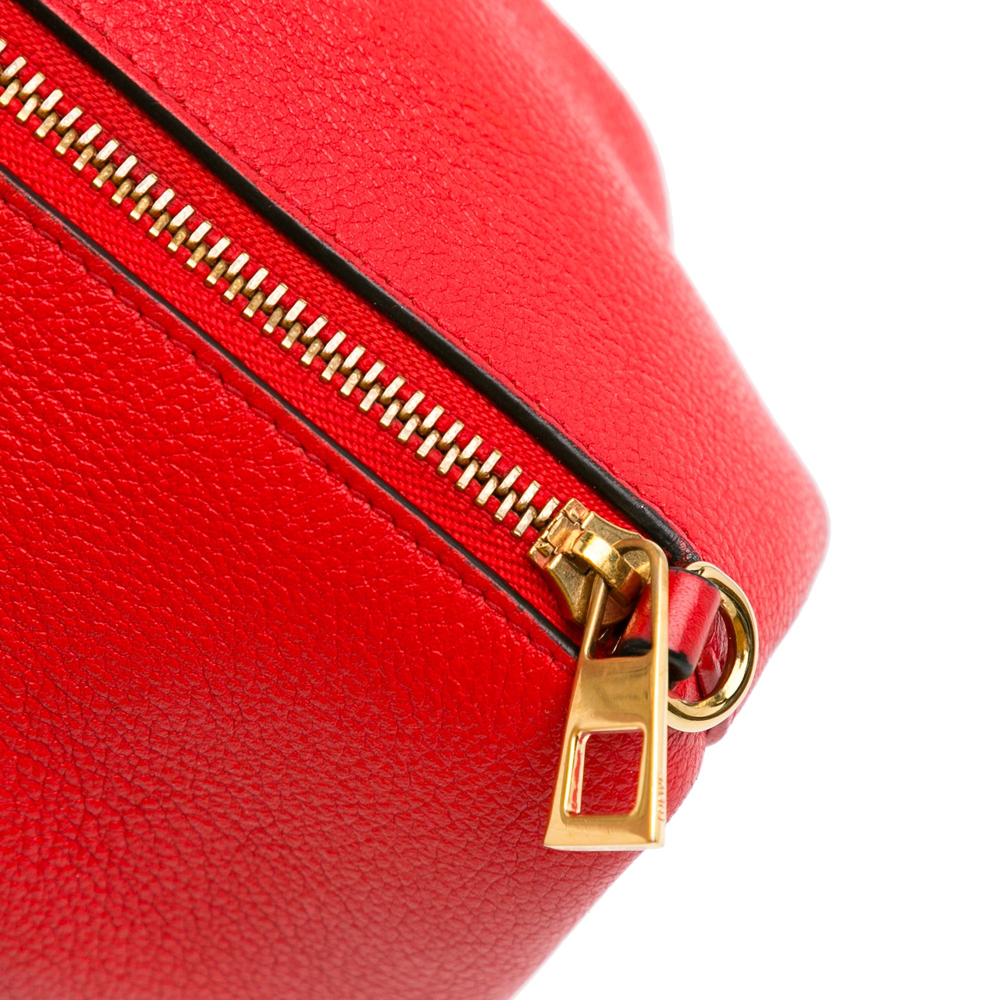 LOEWE | Pre-Owned Mini Leather Elephant Crossbody | Red