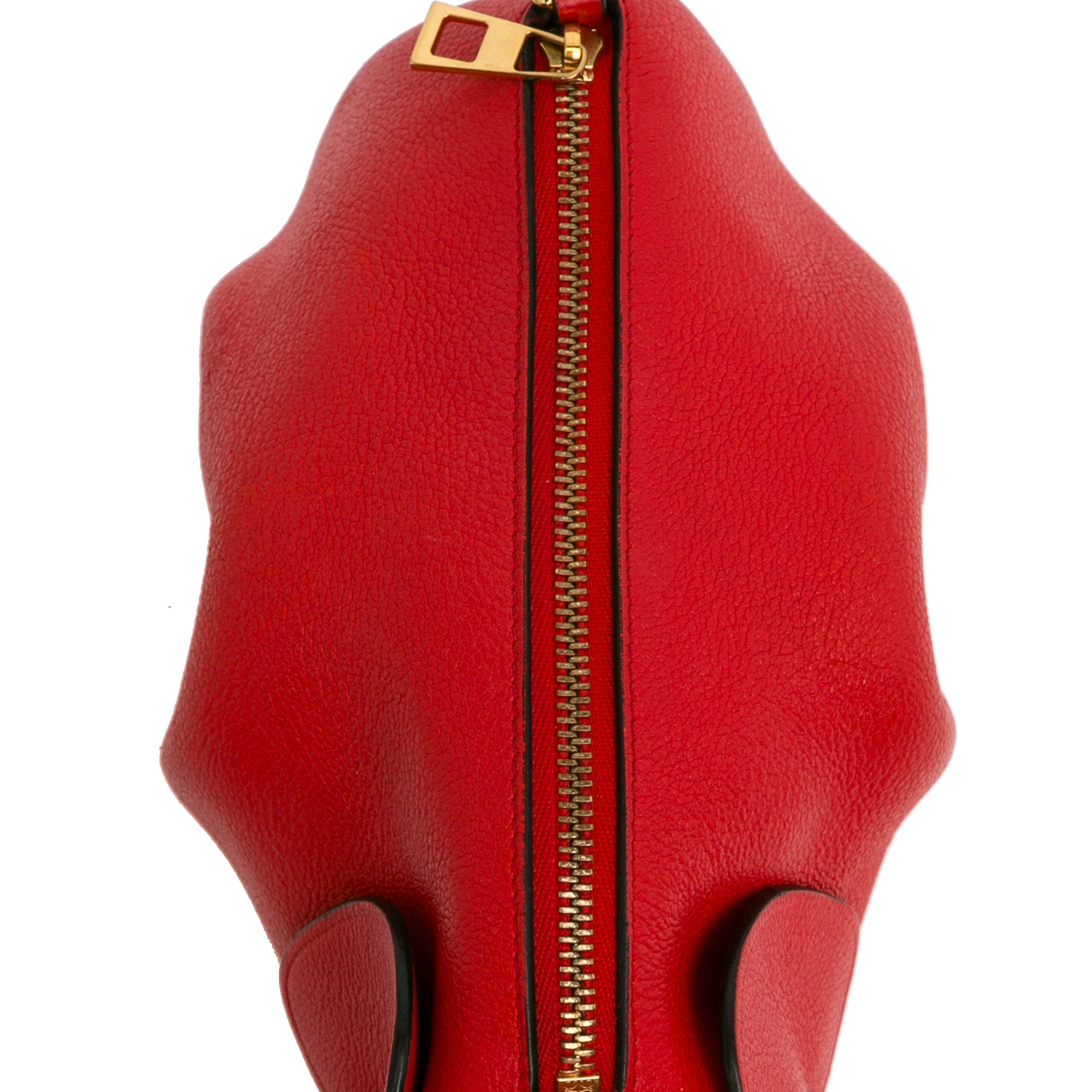 LOEWE | Pre-Owned Mini Leather Elephant Crossbody | Red
