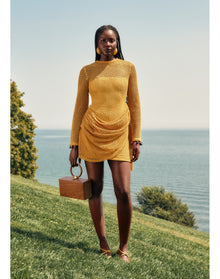 EGU Crochet Dress | Mustard