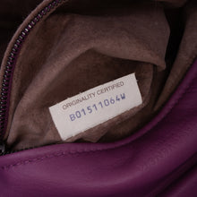 Bottega Veneta | Pre-Owned Nappa Intrecciato Flap Crossbody | Purple/Dark Purple