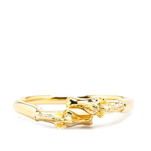 Hermès | Pre-Owned Gold Plated Cheval Double Horse Bangle | Gold